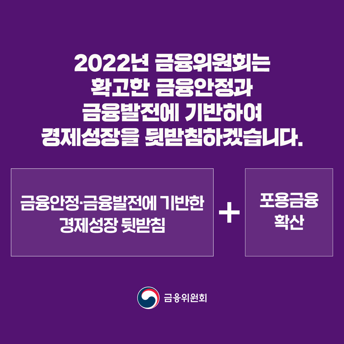 [2022년 금융위원회 업무계획 ②]  금융역동성을 제고하고 금융발전을 유도하겠습니다